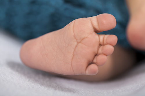 Close up Cute New Born Baby